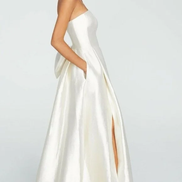 Betsey Johnson Prom Wedding Strapless Dress - Picture 2 of 6